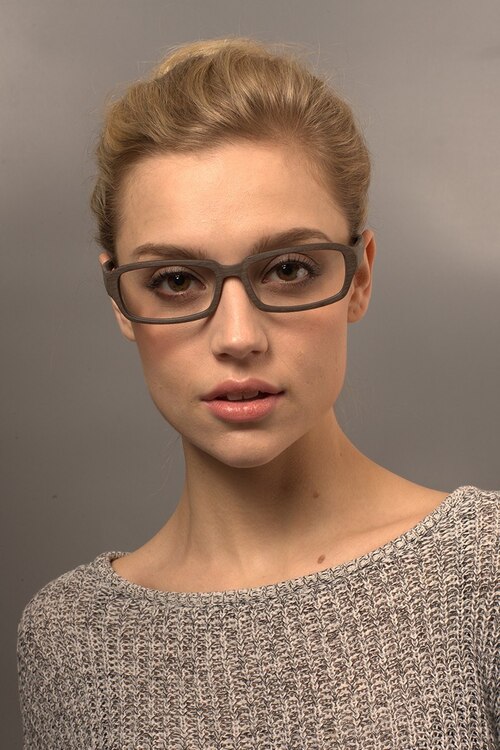 Sequoia Coffee Wood-textureEyeglass Frames for Women from EyeBuyDirect