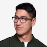 White Pine Black AcetateEyeglass Frames for Men from EyeBuyDirect