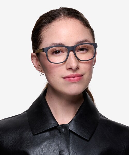 White Pine Black AcetateEyeglass Frames for Women from EyeBuyDirect