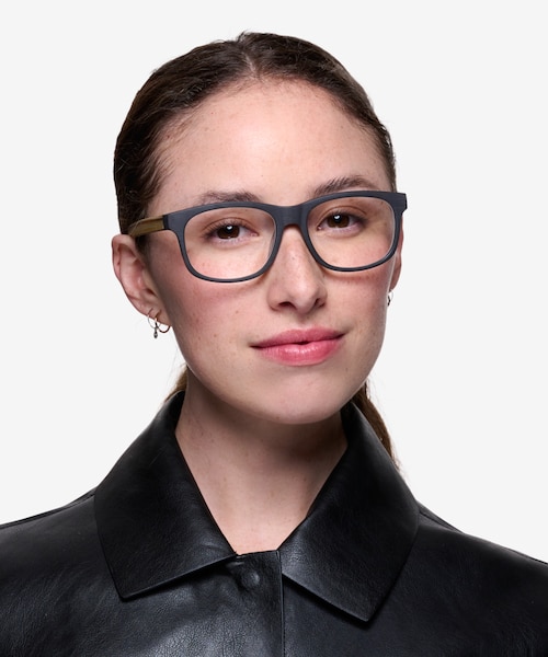 White Pine Black AcetateEyeglass Frames for Women from EyeBuyDirect