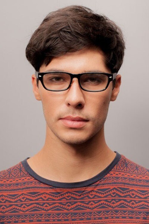 Little Cedar Black Wood-textureEyeglass Frames for Men from EyeBuyDirect
