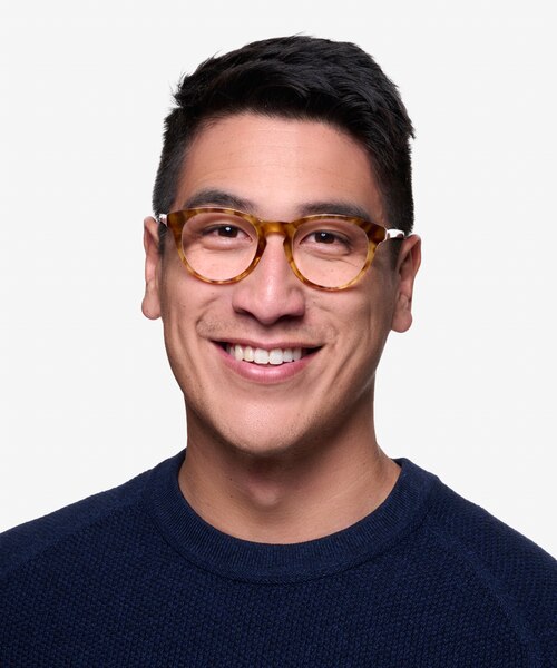 Stanford Brown & Tortoise AcetateEyeglass Frames for Men from EyeBuyDirect