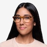 Stanford Brown & Tortoise AcetateEyeglass Frames for Women from EyeBuyDirect