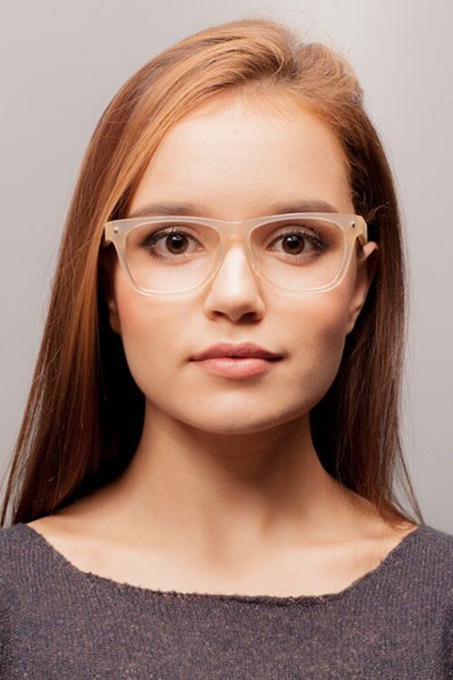 Indian Creek Brown & Clear AcetateEyeglass Frames for Women from EyeBuyDirect