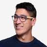 Indian Creek Blue AcetateEyeglass Frames for Men from EyeBuyDirect