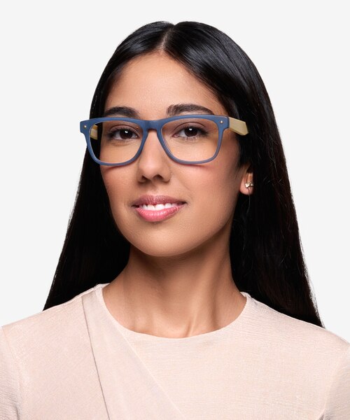 Indian Creek Blue AcetateEyeglass Frames for Women from EyeBuyDirect