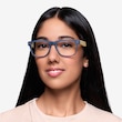 Indian Creek Blue AcetateEyeglass Frames for Women from EyeBuyDirect