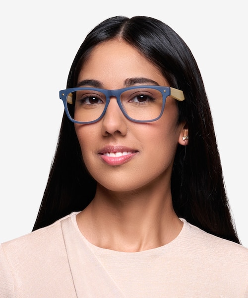 Indian Creek Blue AcetateEyeglass Frames for Women from EyeBuyDirect