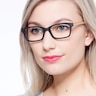 Mesquite Black & Yellow AcétateMontures de lunettes de vue pour Femmes d'EyeBuyDirect