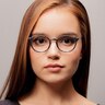 Columbia Matte Blue & Camouflage AcetateEyeglass Frames for Women from EyeBuyDirect