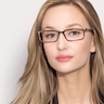 Hugo Brown AcetateEyeglass Frames for Women from EyeBuyDirect