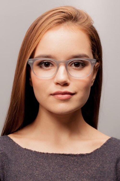 Cherry Blossom Gray AcetateEyeglass Frames for Women from EyeBuyDirect