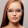 Cherry Blossom Gray AcetateEyeglass Frames for Women from EyeBuyDirect