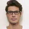 Stevie Black & Coffee AcetateEyeglass Frames for Men from EyeBuyDirect