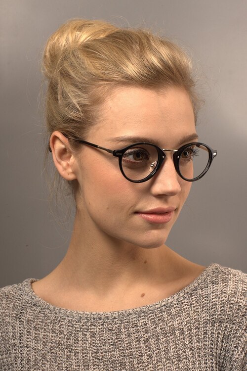 Opera Black AcetateEyeglass Frames for Women from EyeBuyDirect