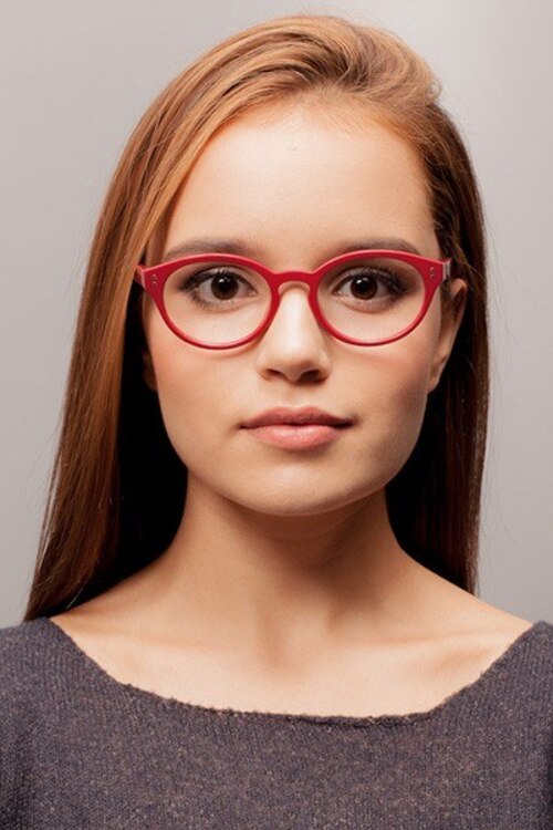 Olivia Red AcetateEyeglass Frames for Women from EyeBuyDirect