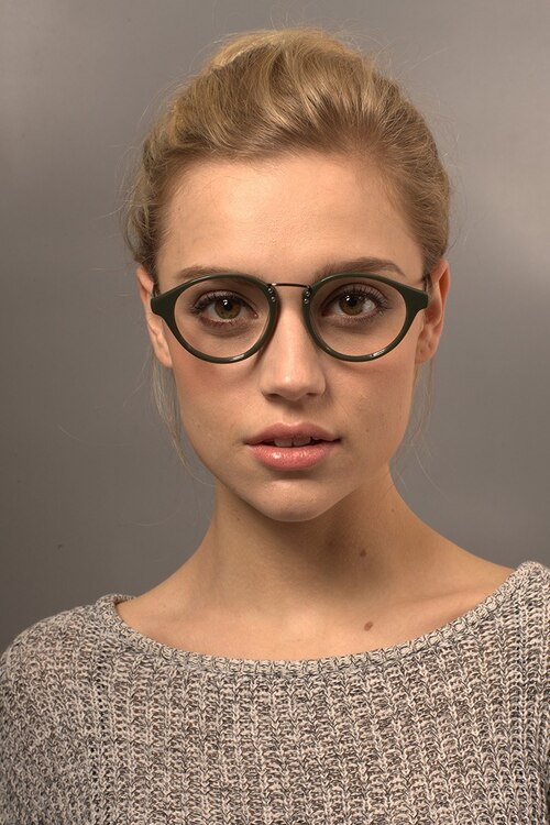 Get Lucky Green AcetateEyeglass Frames for Women from EyeBuyDirect