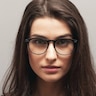 Sal Black PlasticEyeglass Frames for Women from EyeBuyDirect