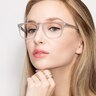 Rhode Island Matte Gray AcetateEyeglass Frames for Women from EyeBuyDirect