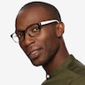 Robbie Black & White PlasticEyeglass Frames for Men from EyeBuyDirect