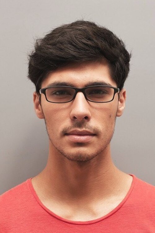 Alma Black PlasticEyeglass Frames for Men from EyeBuyDirect