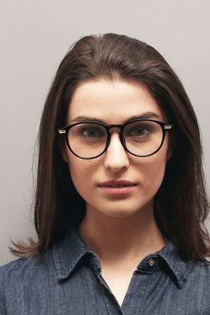 Black Daphne -  Fashion Plastic Eyeglasses