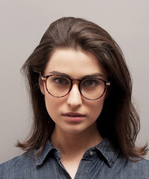 Daphne Brown & Tortoise Plastic, MetalEyeglass Frames for Women from EyeBuyDirect