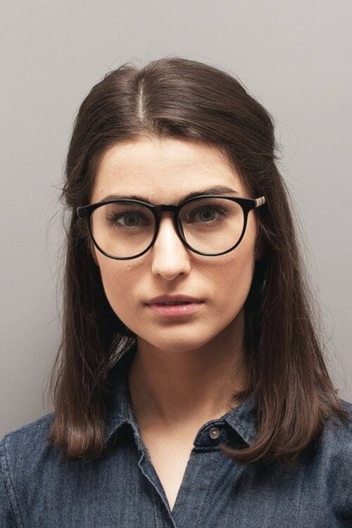 Chilling Clear & Black PlasticEyeglass Frames for Women from EyeBuyDirect