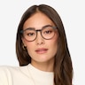 Chilling Black PlasticEyeglass Frames for Women from EyeBuyDirect