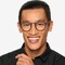 Chillax Matte Black/Gunmetal Métal Montures de lunettes de vue pour Hommes d'EyeBuyDirect