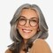 Chillax Matte Black/Gunmetal Métal Montures de lunettes de vue pour Femmes d'EyeBuyDirect