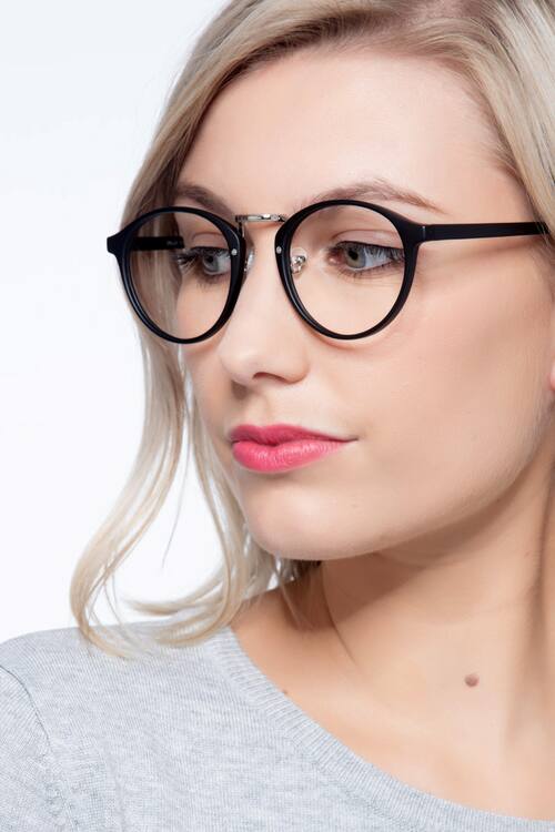 Matte Black/Silver Chillax -  Plastique Lunettes de vue