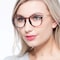 Muse Blue Floral Plastic-metal Montures de lunettes de vue pour Femmes d'EyeBuyDirect