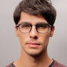 Monaco Black PlasticEyeglass Frames for Men from EyeBuyDirect