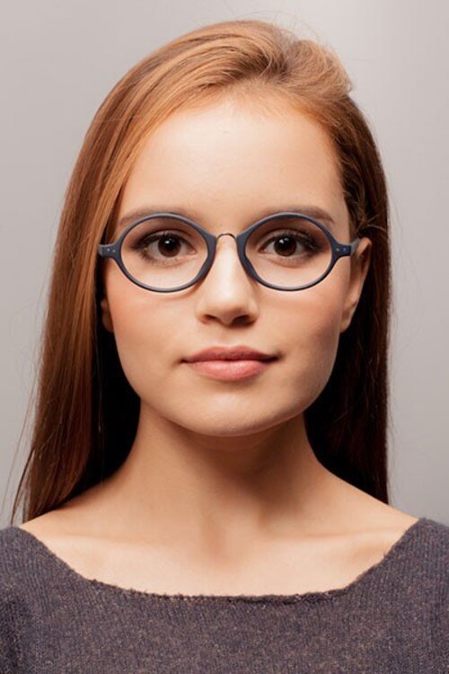 Artist Navy PlasticEyeglass Frames for Women from EyeBuyDirect