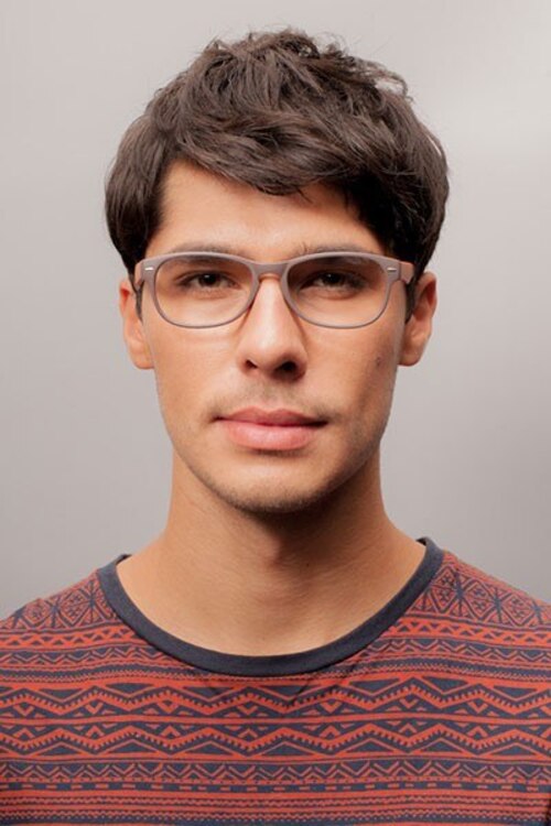 Echo Gray PlasticEyeglass Frames for Men from EyeBuyDirect