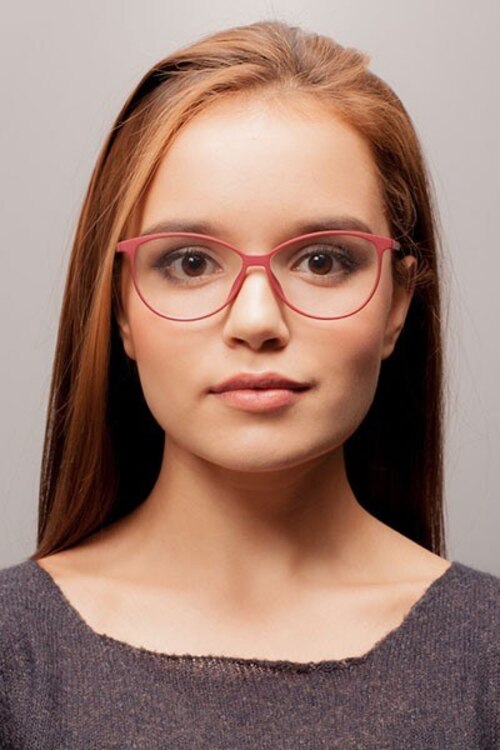 Adore Matte Burgundy AcétateMontures de lunettes de vue pour Femmes d'EyeBuyDirect