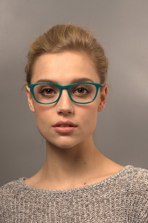 Valentin Vert AcétateMontures de lunettes de vue pour Femmes d'EyeBuyDirect