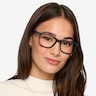 Bristol Matte Black AcetateEyeglass Frames for Women from EyeBuyDirect