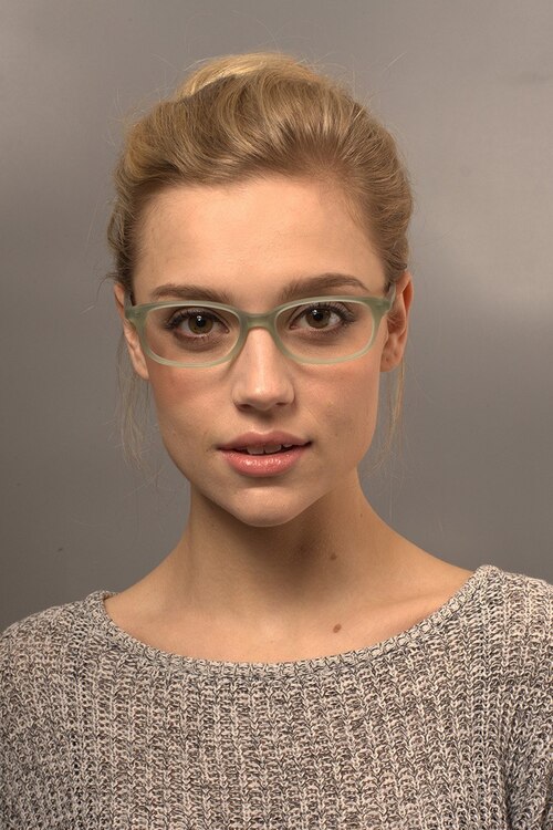Sylvia Matte Green AcetateEyeglass Frames for Women from EyeBuyDirect