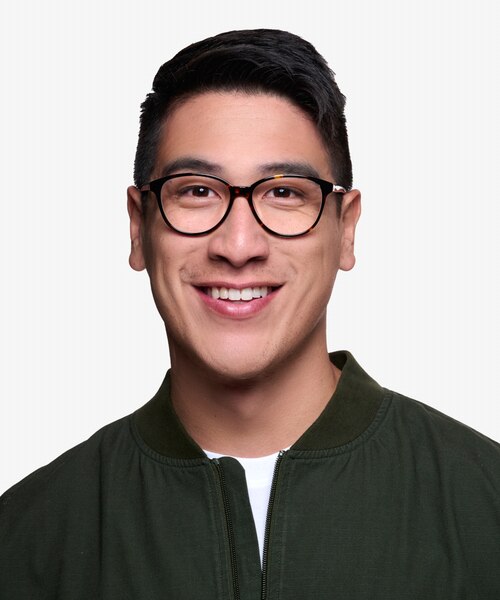 Hepburn Tortoise AcetateEyeglass Frames for Men from EyeBuyDirect