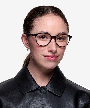 Tortoise Hepburn -  Fashion Acetate Eyeglasses