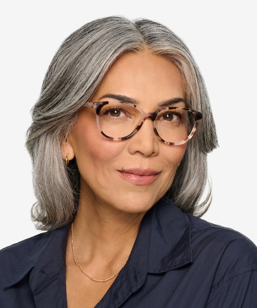 Hepburn Ivory & Tortoise AcetateEyeglass Frames for Women from EyeBuyDirect