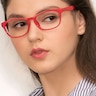 Drums Red PlasticEyeglass Frames for Women from EyeBuyDirect
