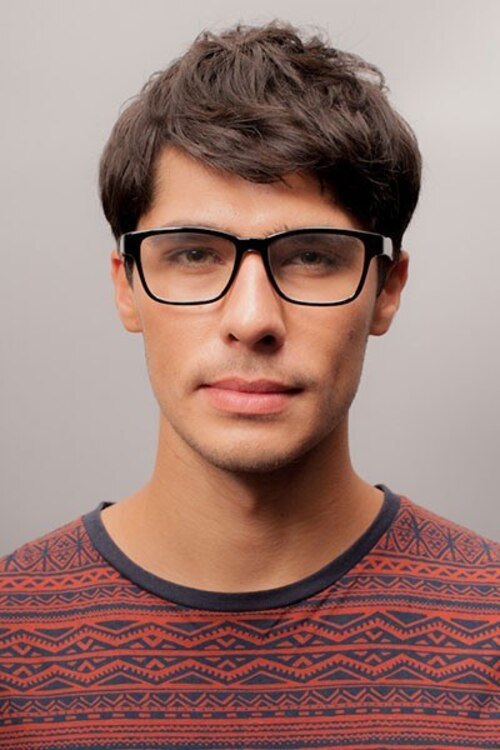Brixton Black PlasticEyeglass Frames for Men from EyeBuyDirect