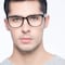 Warren  Black  Plastique Montures de lunettes de vue pour Hommes d'EyeBuyDirect