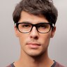 Boulevard Black PlasticEyeglass Frames for Men from EyeBuyDirect