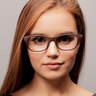 Boulevard Matte Coffee PlasticEyeglass Frames for Women from EyeBuyDirect