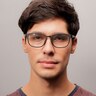 Bouncy Matte Black PlasticEyeglass Frames for Men from EyeBuyDirect