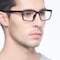 Boston Matte Black Plastique Montures de lunettes de vue pour Hommes d'EyeBuyDirect